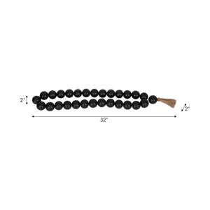 FORDHAMLEY BLACK BEAD 2 (IN) 8