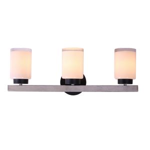 Briggs 24'' Wide 3-Light Vanity Light - Black 1