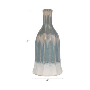 CARVERPORT BLUE VASE 9 (IN) 8