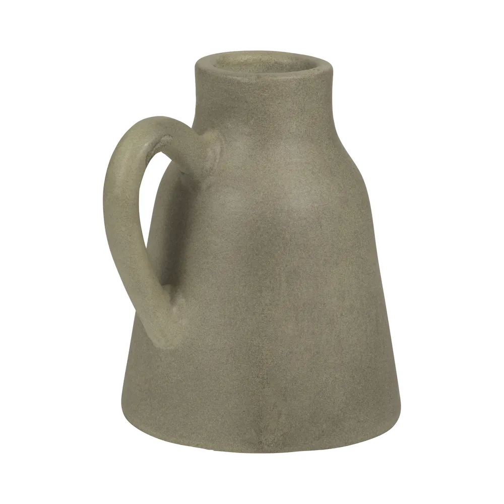 SHERMANCLIFF GREEN VASE 9 (IN)