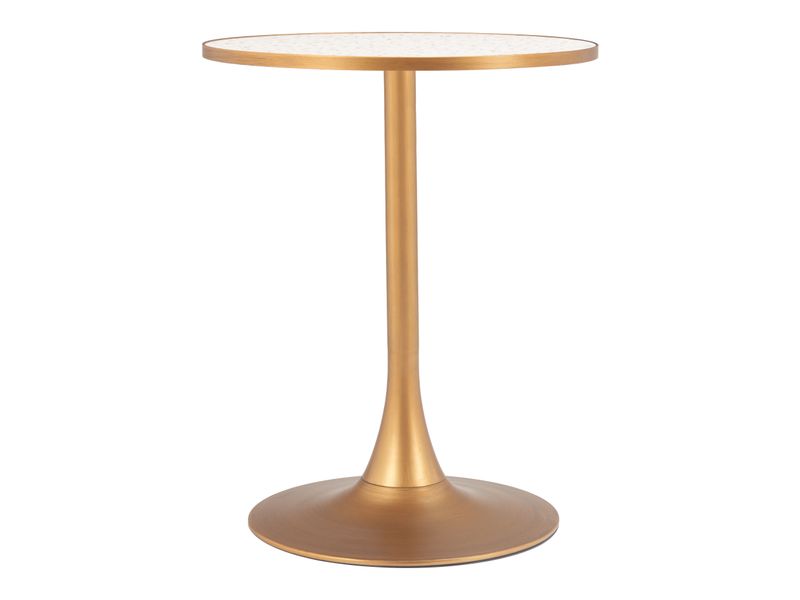 Bite Bistro Table Beige & Gold 4