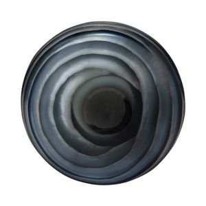 CARTERHAVEN BLUE GLASS VASE 11 (IN) 8