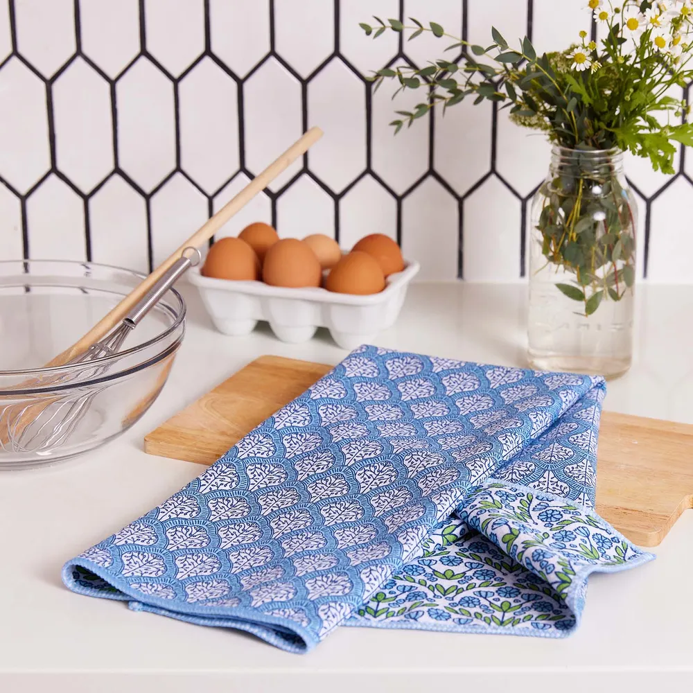 Blaire Blue Eco Kitchen Tea Towel