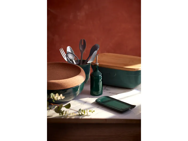 EMILE HENRY Utensil Pot, 5.1x4.5" / 13x11.5cm, Cedar 2