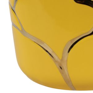BRIGHTONROSE SET OF 2 YELLOW PLANTER 7 (IN) 7