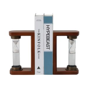 REGANBEACH SET OF 2 BROWN BOOKENDS 8 (IN) 3