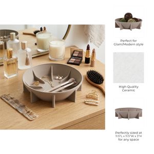 HANSONGATE GRAY BOWL 3 (IN) 10