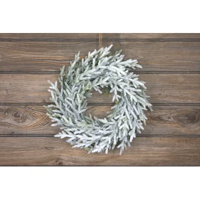 Snowy Pine 12in Wreath