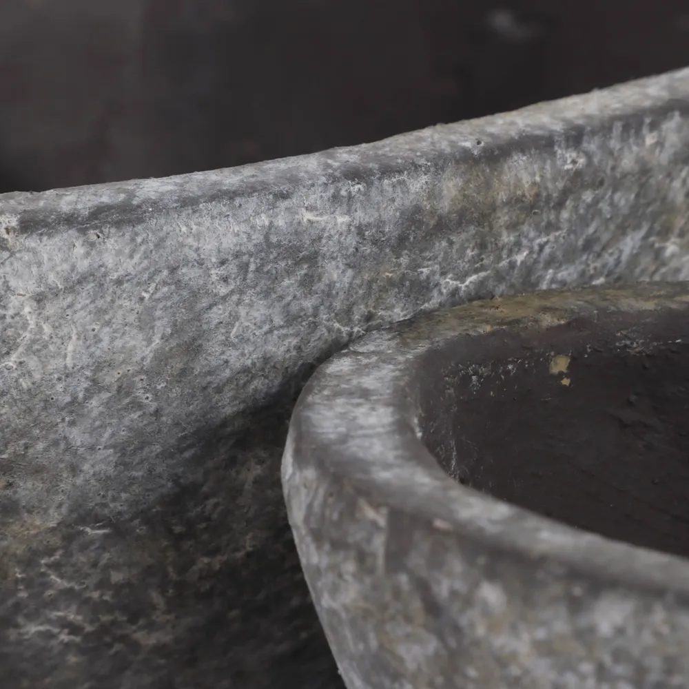 DEVONCLIFF SET OF 2 BROWN PLANTER 4 (IN)