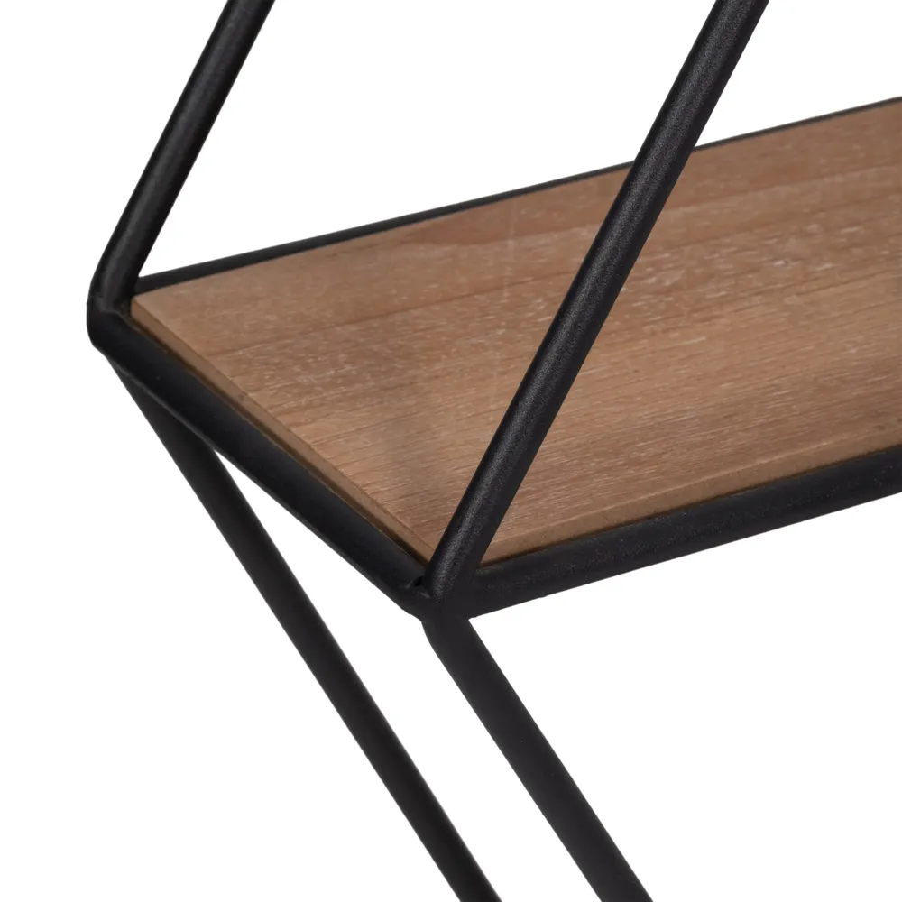 HATCHERFIELD BLACK WALL SHELF 20 (IN)