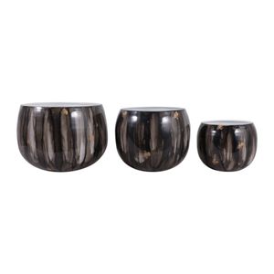 JAKEWICK SET OF 3 GRAY PLANTER 11 (IN) 6