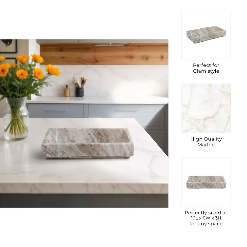 CANTONMILL BROWN TRAY 3 (IN)