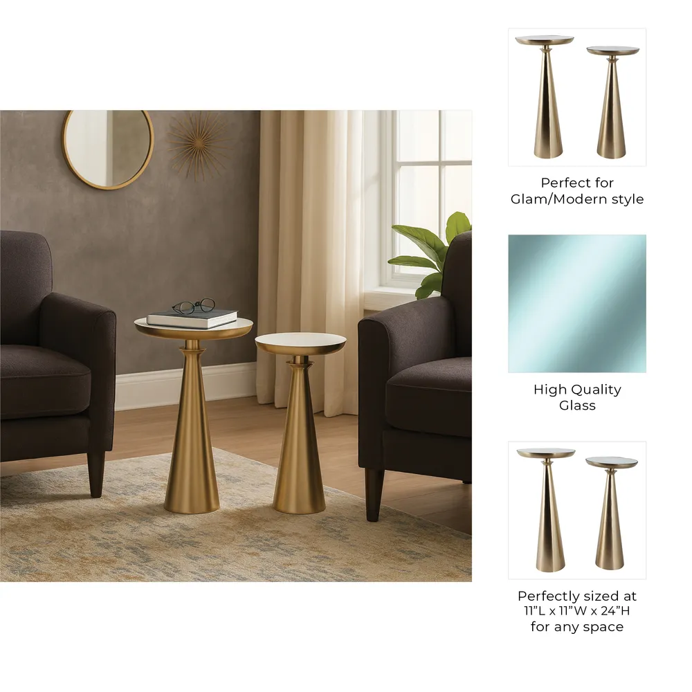 ARMONCROSS SET OF 2 GOLD TABLE 24 (IN)