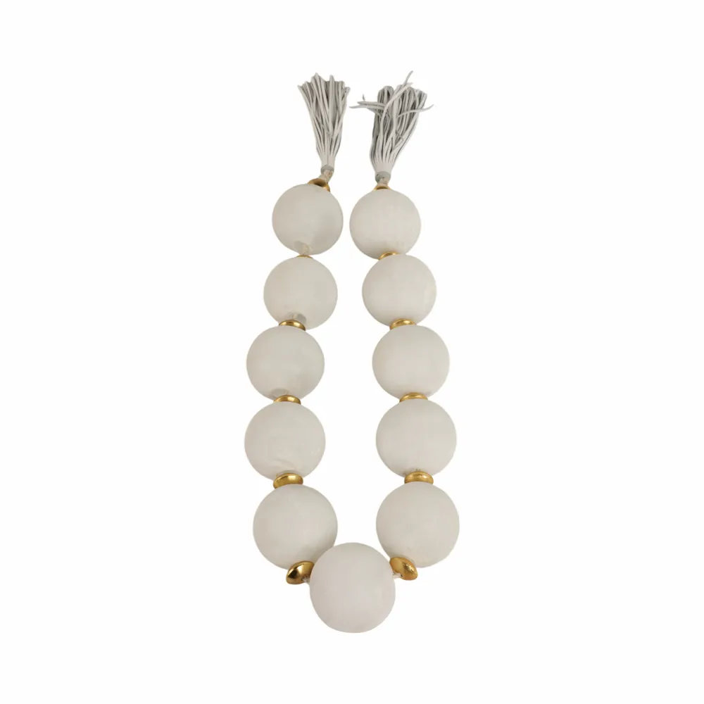 CALVINDALE IVORY BEAD 3 (IN)