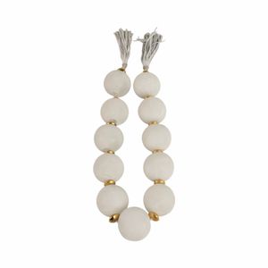 CALVINDALE IVORY BEAD 3 (IN) 4