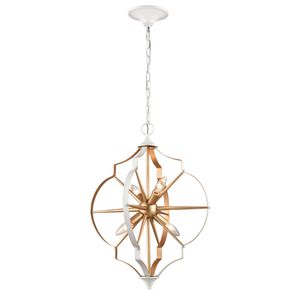 Laguna Beach 18'' Wide 4-Light Chandelier - Gold 1