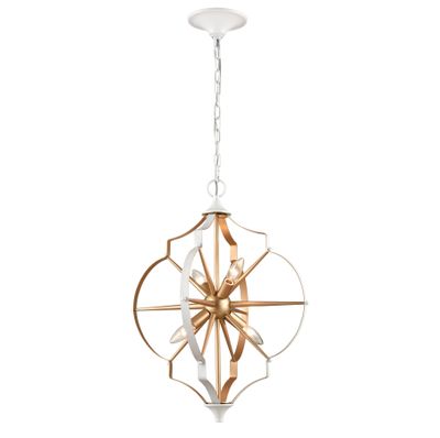 Laguna Beach 18″ Wide 4-Light Chandelier - Gold