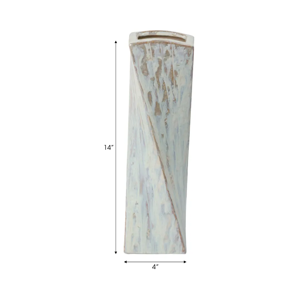 GREYSONCROSS BROWN VASE 14 (IN)