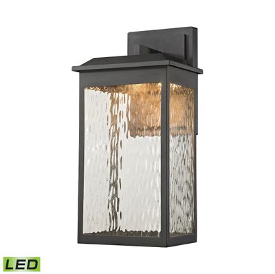 Newcastle 17″ High 1-Light Outdoor Sconce - Textured Matte Black