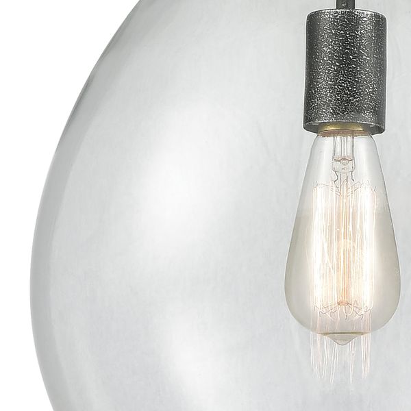 Sunderland 12'' Wide 1-Light Pendant - Silvered Graphite