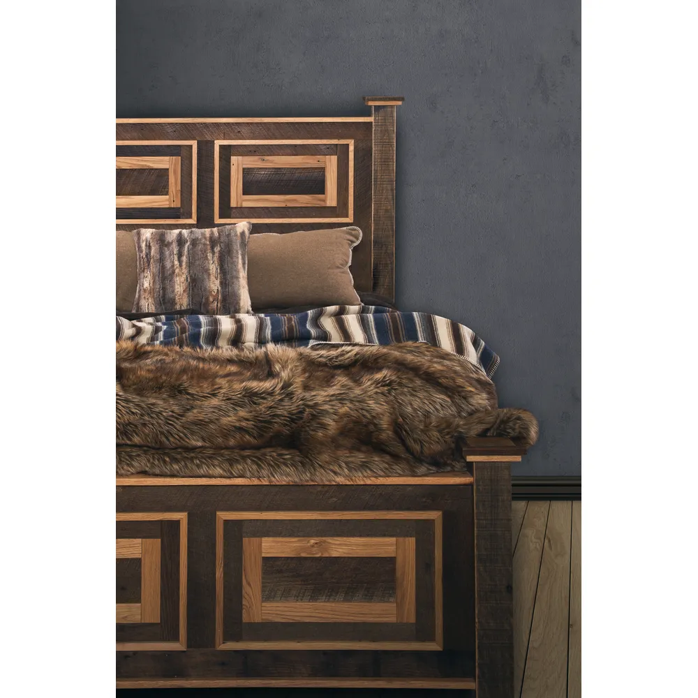 Colonial Barnwood Potomac Bed - King