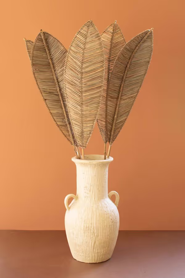 Brown Angel Leaf with Bamboo Branch