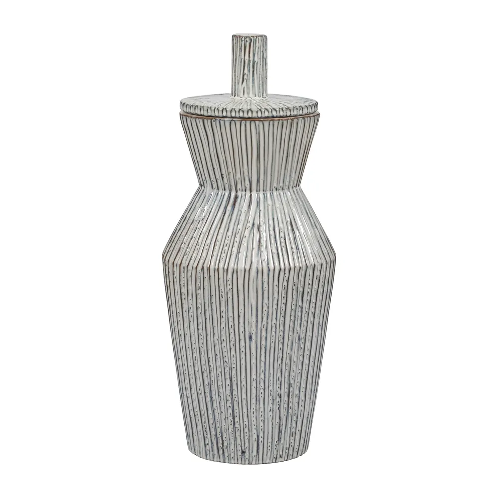 WRENTON WHITE VASE 20 (IN)