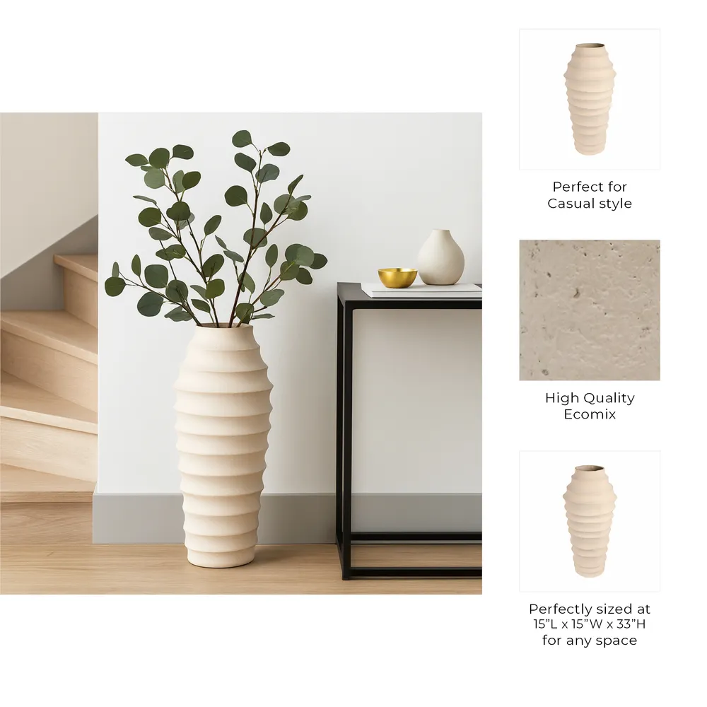 RIDERGATE IVORY VASE 33 (IN)