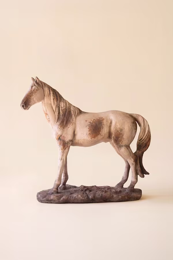 Faux Concrete Horse