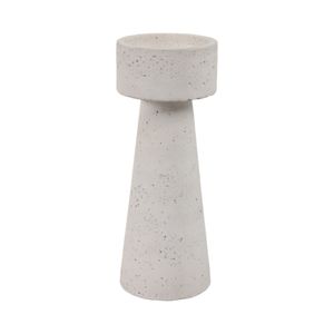 CARLIN WHITE CANDLE HOLDER 12 (IN) 1