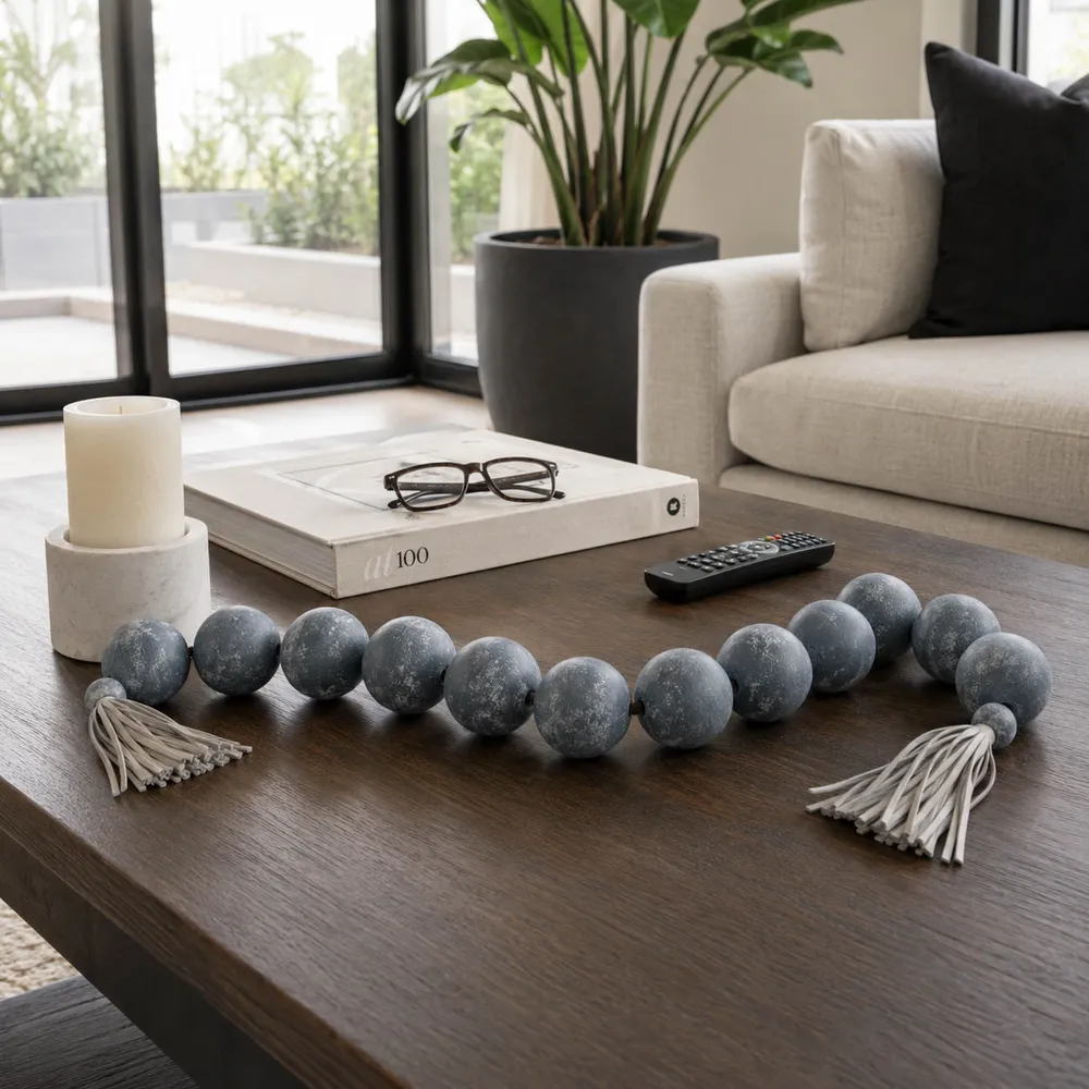 FINCHVIEW BLUE BEAD 3 (IN)