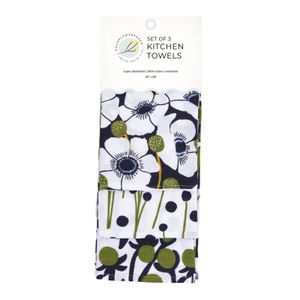 Windflower Cotton Kitchen Towels (Set of 3) 10