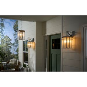 Oak Park 9'' Wide 3-Light Outdoor Pendant - Antique Brushed Aluminum 5