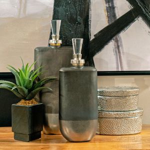 Oval Pebble Box - Large Nickel 7