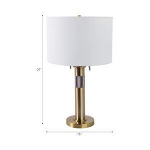 BENNETCLIFF GOLD LAMP 25 (IN) 7