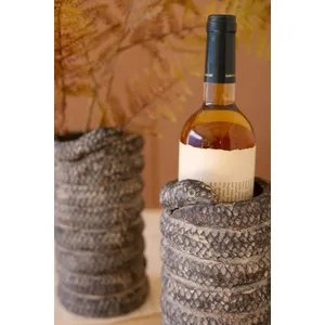 Clay Snake Wine Cooler/Planter 3