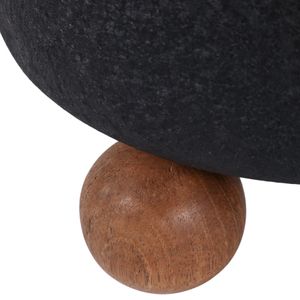 ALBAFIELD SET OF 2 BLACK PLANTER 9 (IN) 5
