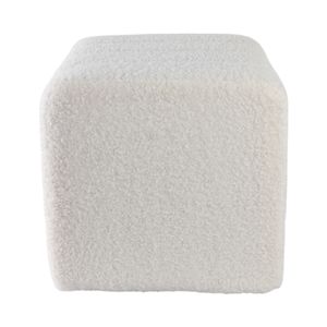 TRUEVIEW WHITE OTTOMAN 16 (IN) 4