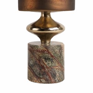 OPALHAVEN BROWN GLASS VASE 17 (IN) 6