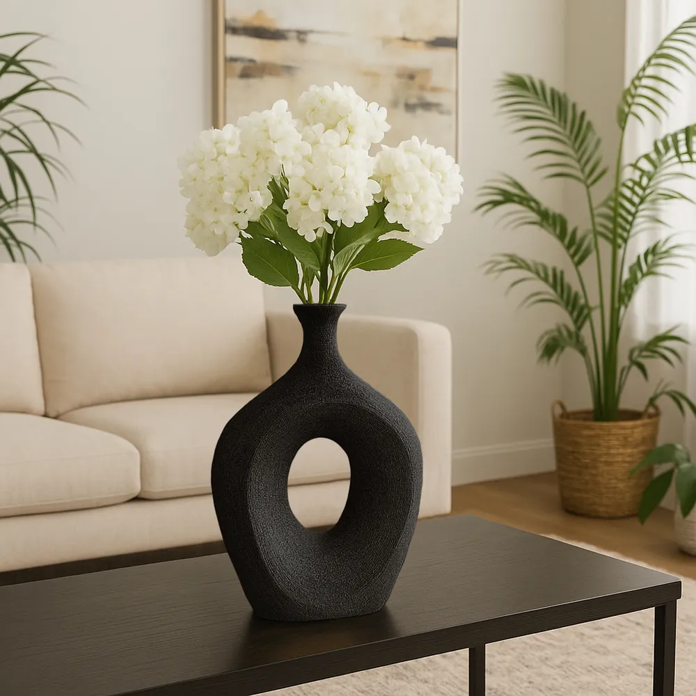 HARDENCLIFF BLACK VASE 13 (IN)