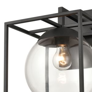 Cubed 13'' High 1-Light Outdoor Sconce - Charcoal 4