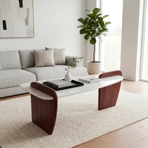 ZOEFIELD WHITE COFFEE TABLE 24 (IN) 12