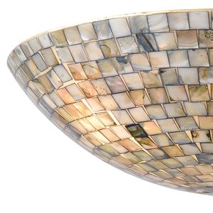 Capri 16'' Wide 3-Light Semi Flush Mount - Satin Nickel 3