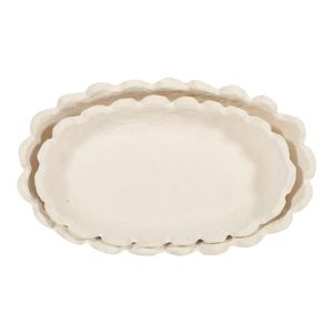 HARKENRIDGE SET OF 2 IVORY BOWLS 3 (IN) 4
