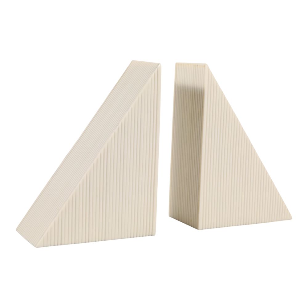 ROSSGATE SET OF 2 IVORY BOOKENDS 8 (IN)