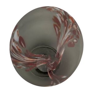 CARVERFIELD GRAY GLASS VASE 12 (IN) 8