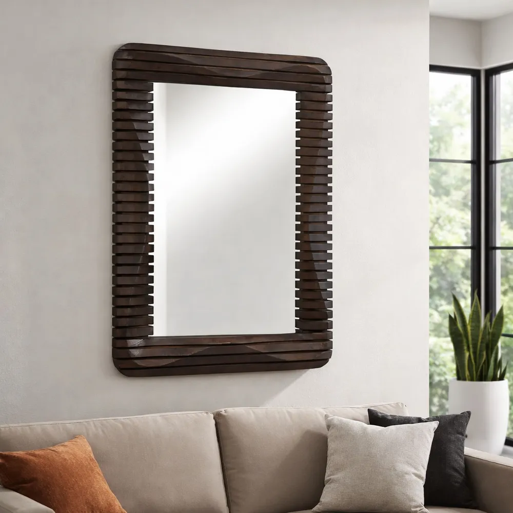 CRANEGROVE BROWN MIRROR 30 (IN)