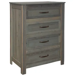 Heritage Oak Four Drawer Chest - Premium 2