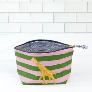 Giraffe Essential Canvas Pouch Set of 2 5