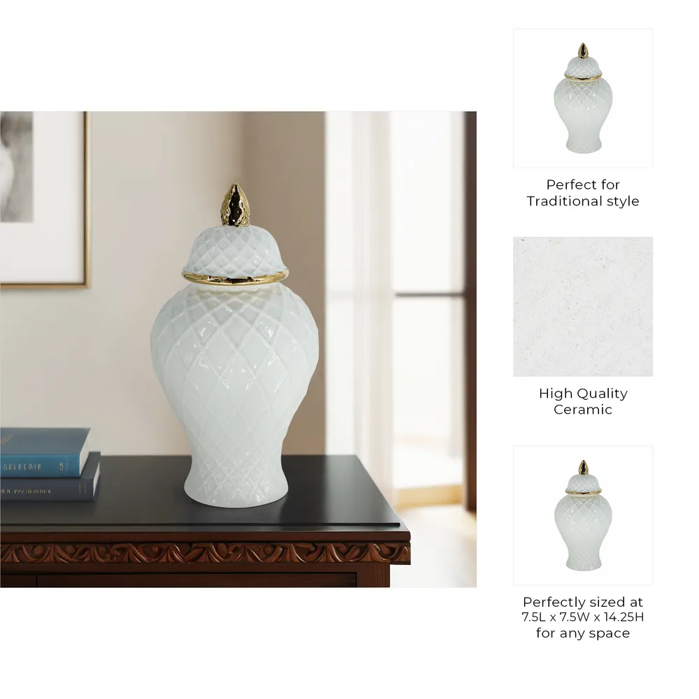 CAMDENBROOK WHITE CHINOISERIE 15 (IN)